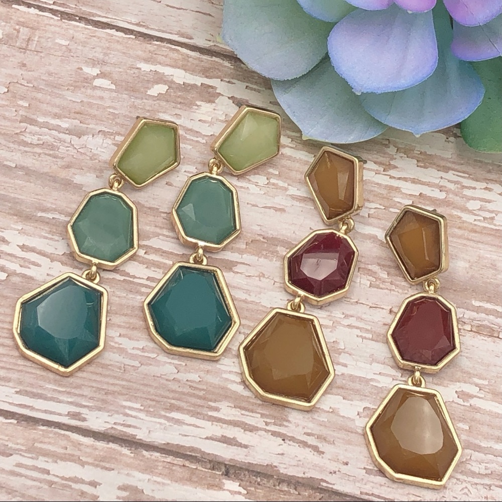 🌼 Mixed Color Abstract Earrings Earrings Earrings Earrings Earrings Earrings